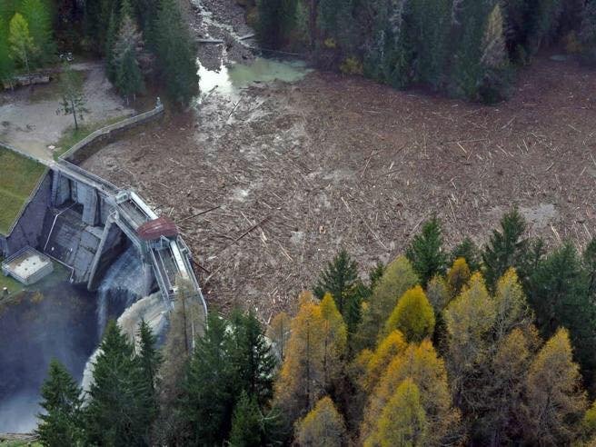 Storm devastates Belluno province in northern Italy