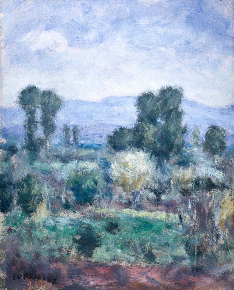 Campi la mattina by Ardengo Soffici, 1942