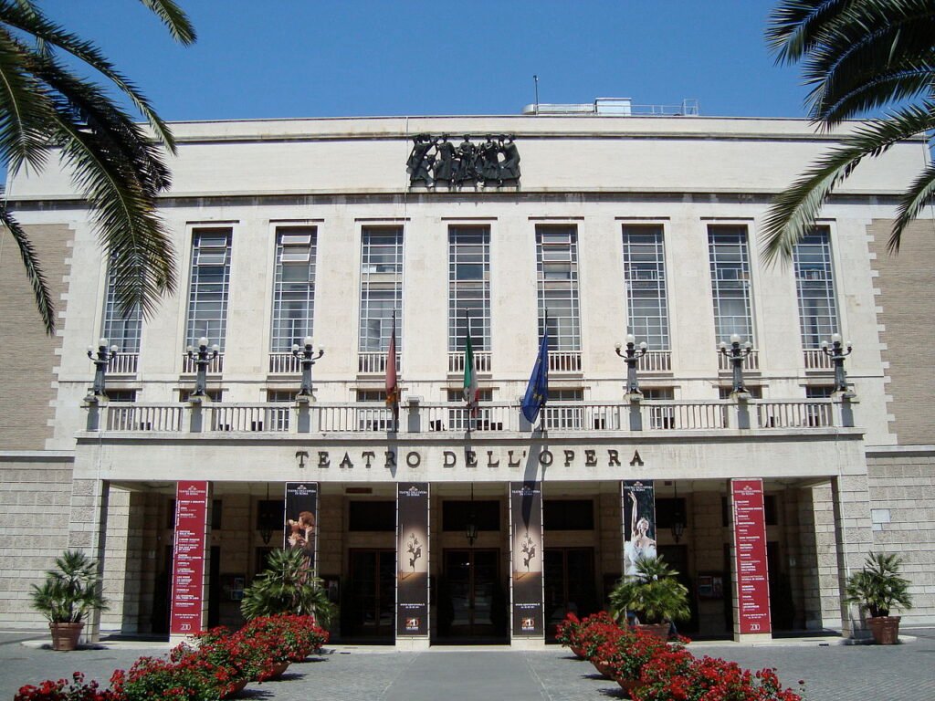 Teatro dell'Opera di Roma, designed by Achille Sfondrini
