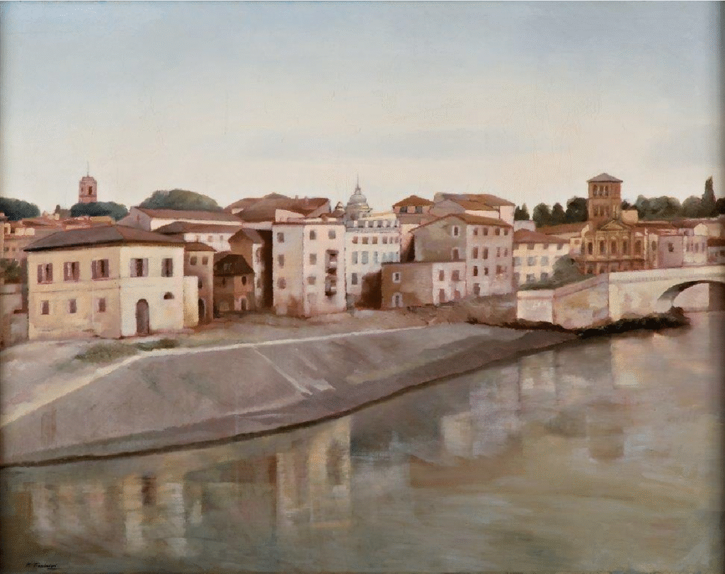 Isola Tiberina by Francesco Trombadori, 1930