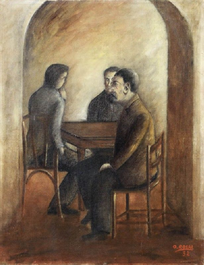 I professori by Ottone Rosai, 1932