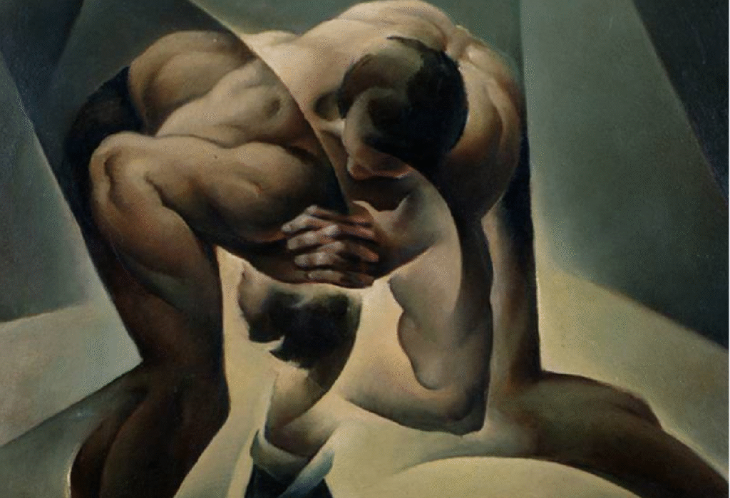 Lotta greco romana by Tullio Crali, 1935