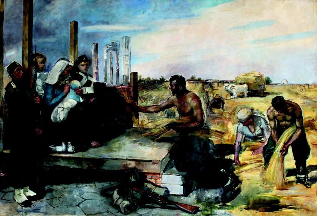 La battaglia del grano by Neno Mori, 1940