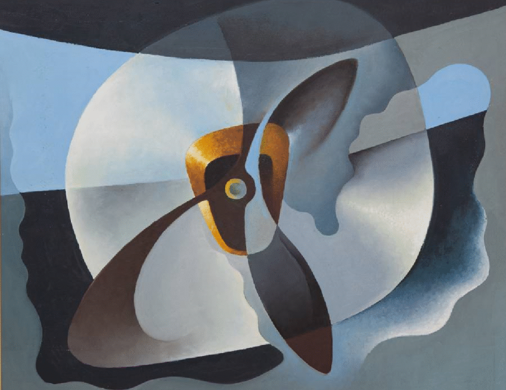 Motori in panne by Tullio Crali, 1931