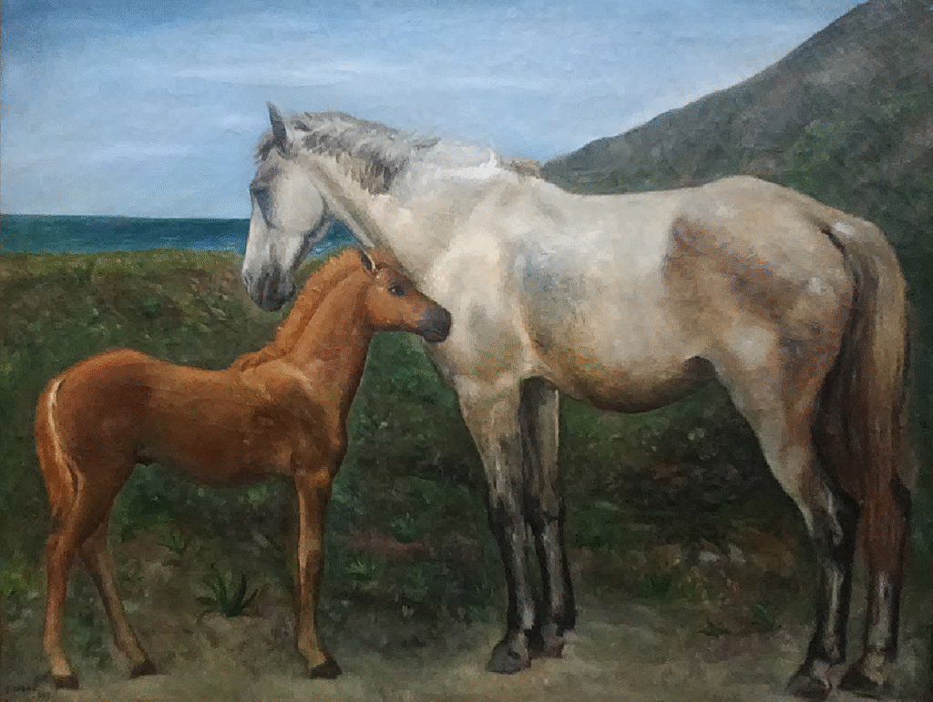 I cavalli by Carlo Carrà, 1927