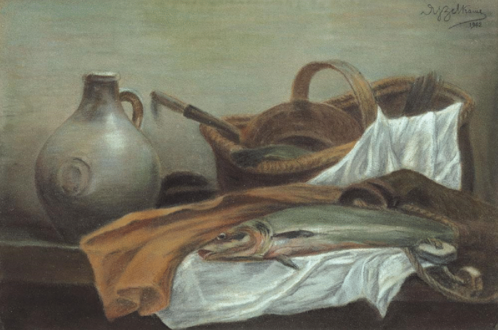 Still Life by Achille Beltrame, 1942