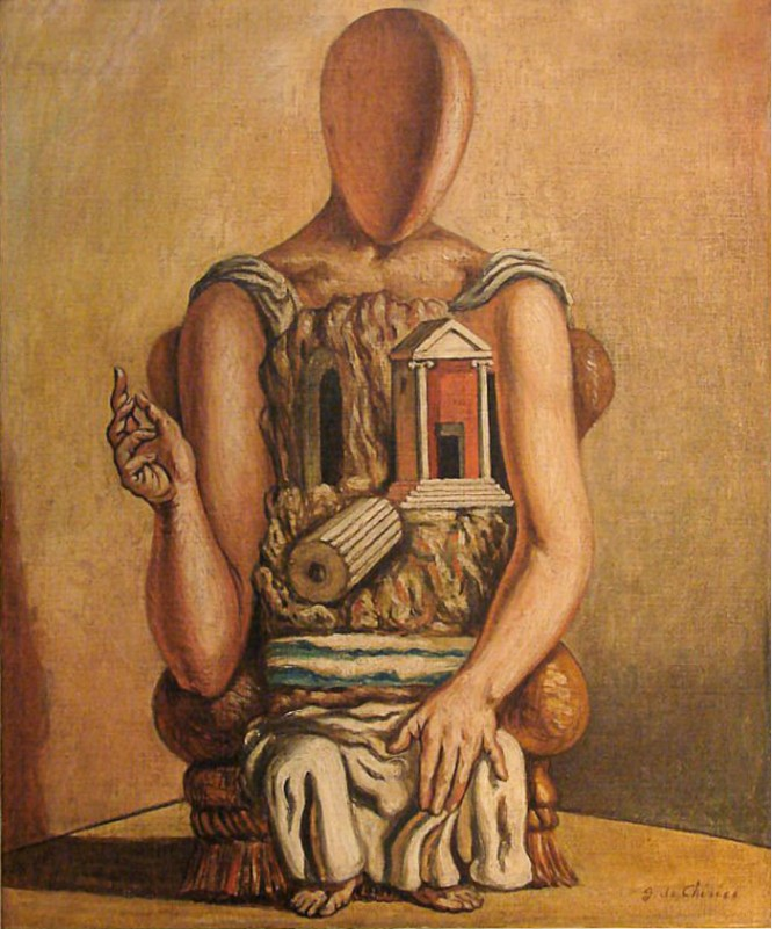 Archeologo solitario by Giorgio de Chirico, 1937