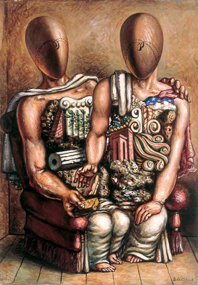 Archeologi by Giorgio de Chirico, 1936
