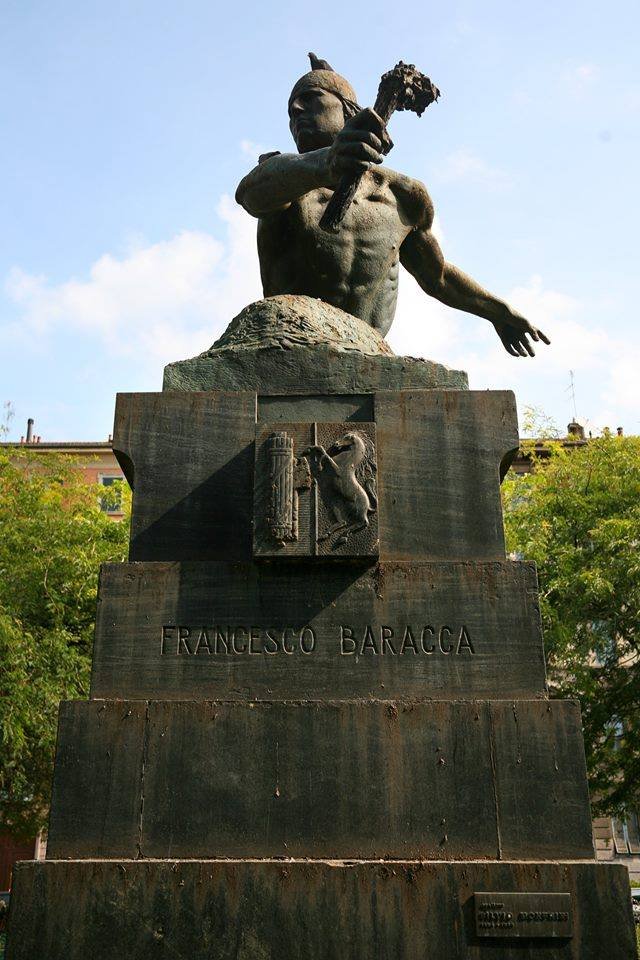 Monument to Francesco Baracca by Silvio Monfrini, Milan