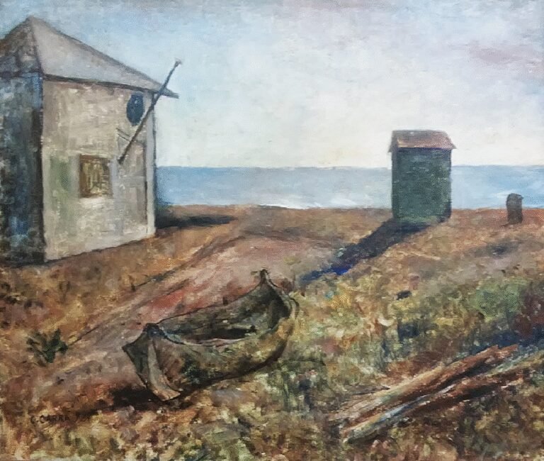 Tramonto al mare by Carlo Carrà, 1927
