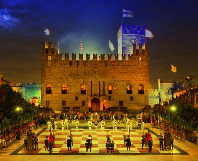 The Dual Castles of Marostica in Veneto