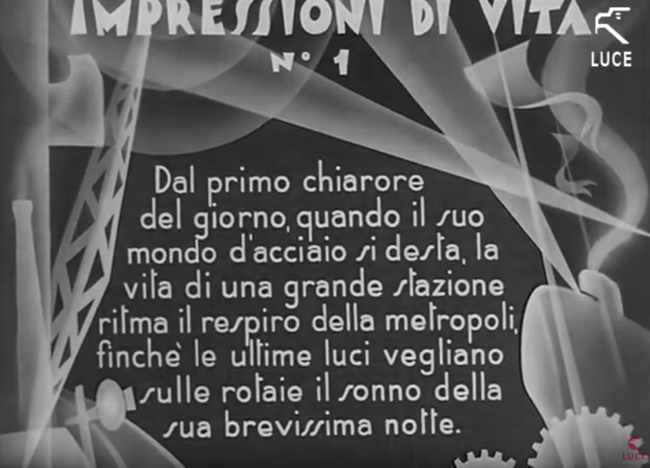 Ritmi di Stazione, Corrado d'Errico, 1933