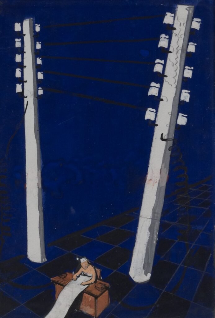 Il Telegrafista by Mario Sironi, 1926