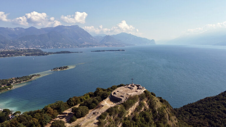 Scaliger Castle of Sirmione on Lake Garda
