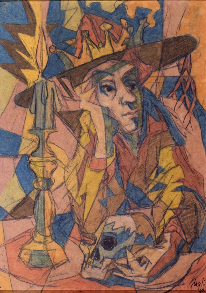 Il cranio e la candela, Corrado Cagli, 1940
