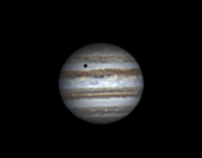 Jupiter Eclipsed by Io