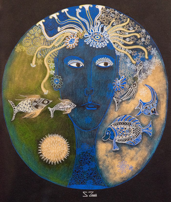 Silvana Zane: Decorative Figures in Pastel and Dream
