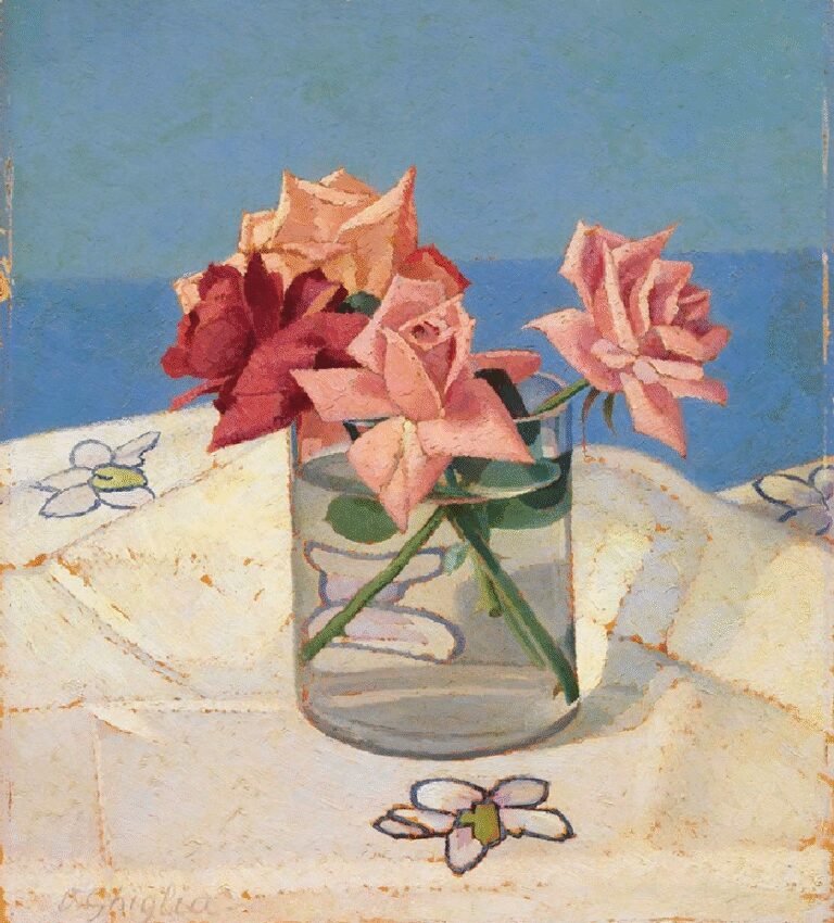 Rose rosa by Oscar Ghiglia, 1936