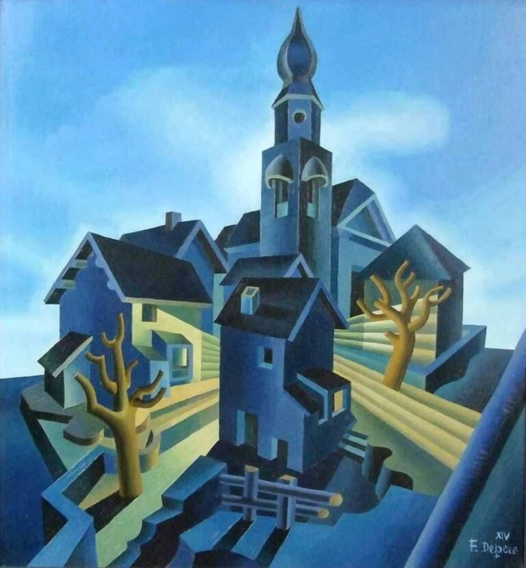 Case alpestri by Fortunato Depero, 1936