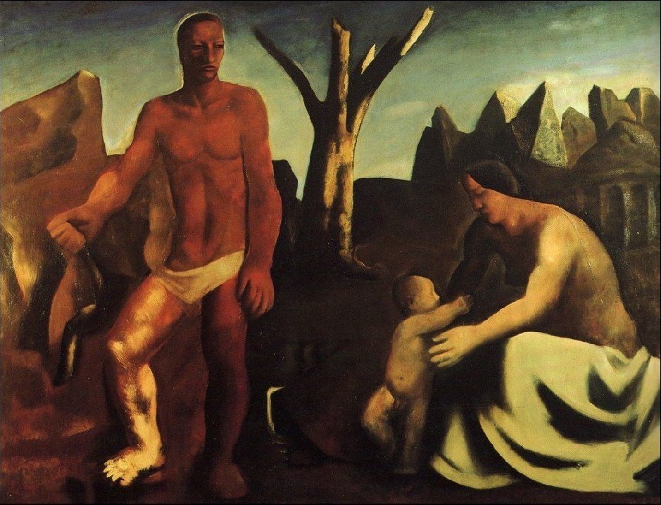La Famiglia by Mario Sironi, 1929