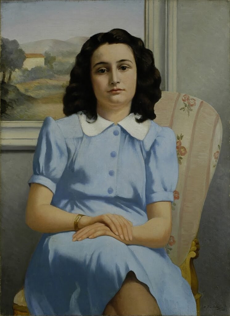 Portrait of Elena Micucci by Francesco Trombadori, 1942