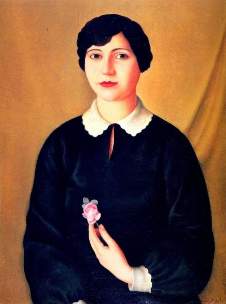 La signorina by Antonio Donghi, 1927