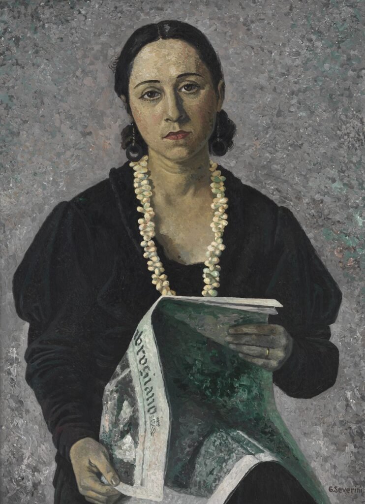 Portrait of Signora Severini by Gino Severini