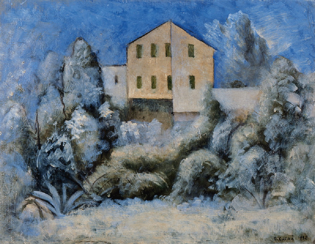 Nevicata by Carlo Carrà, 1932