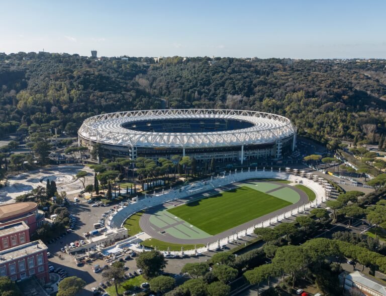 Fisherman Statue, Foro Italico Tennis Stadium, Rome