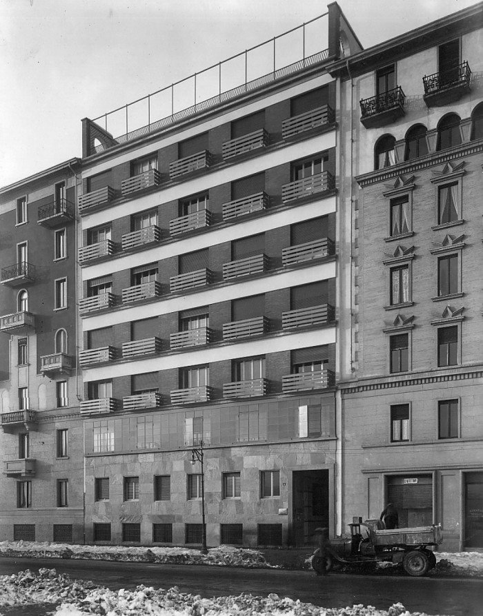 Casa Bassanini, Milan: Portaluppi and Boschini, 1930–34