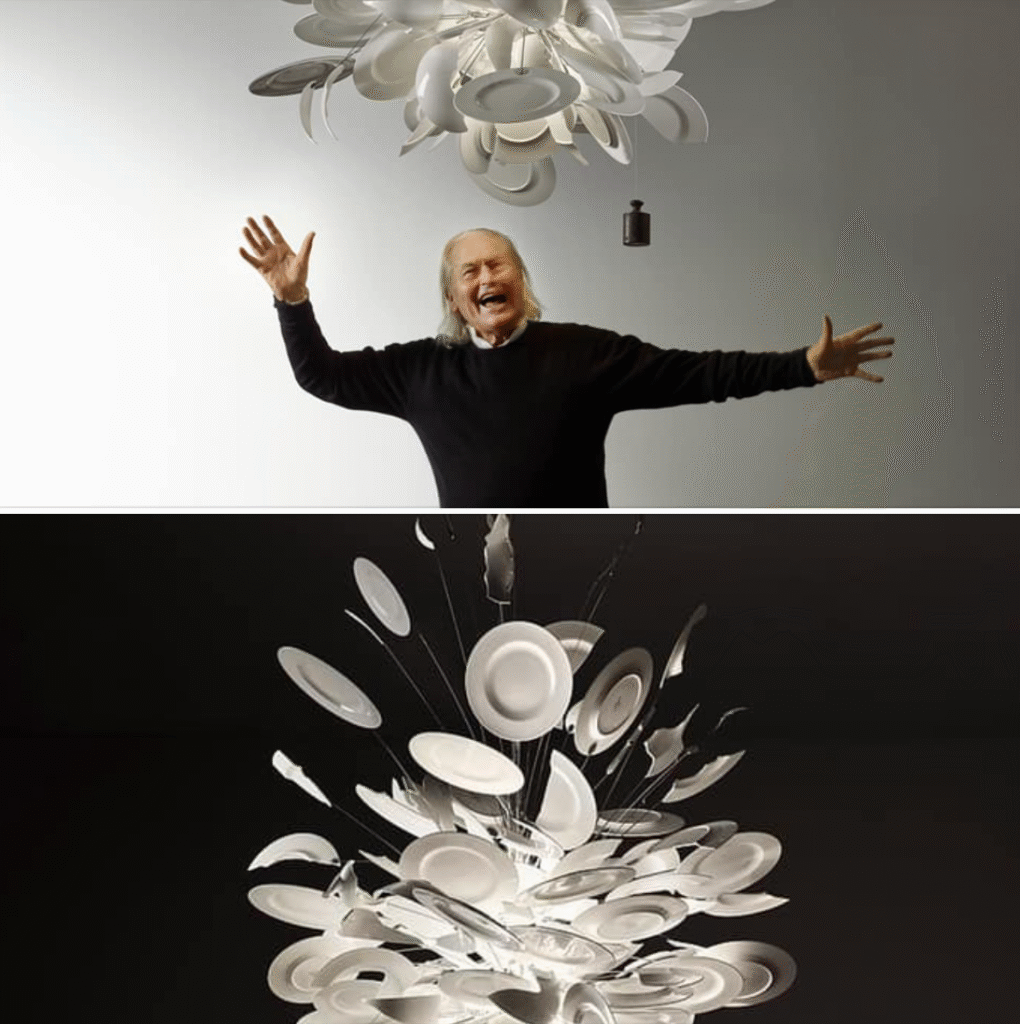 Porca Miseria! Chandelier by Ingo Maurer, 1994