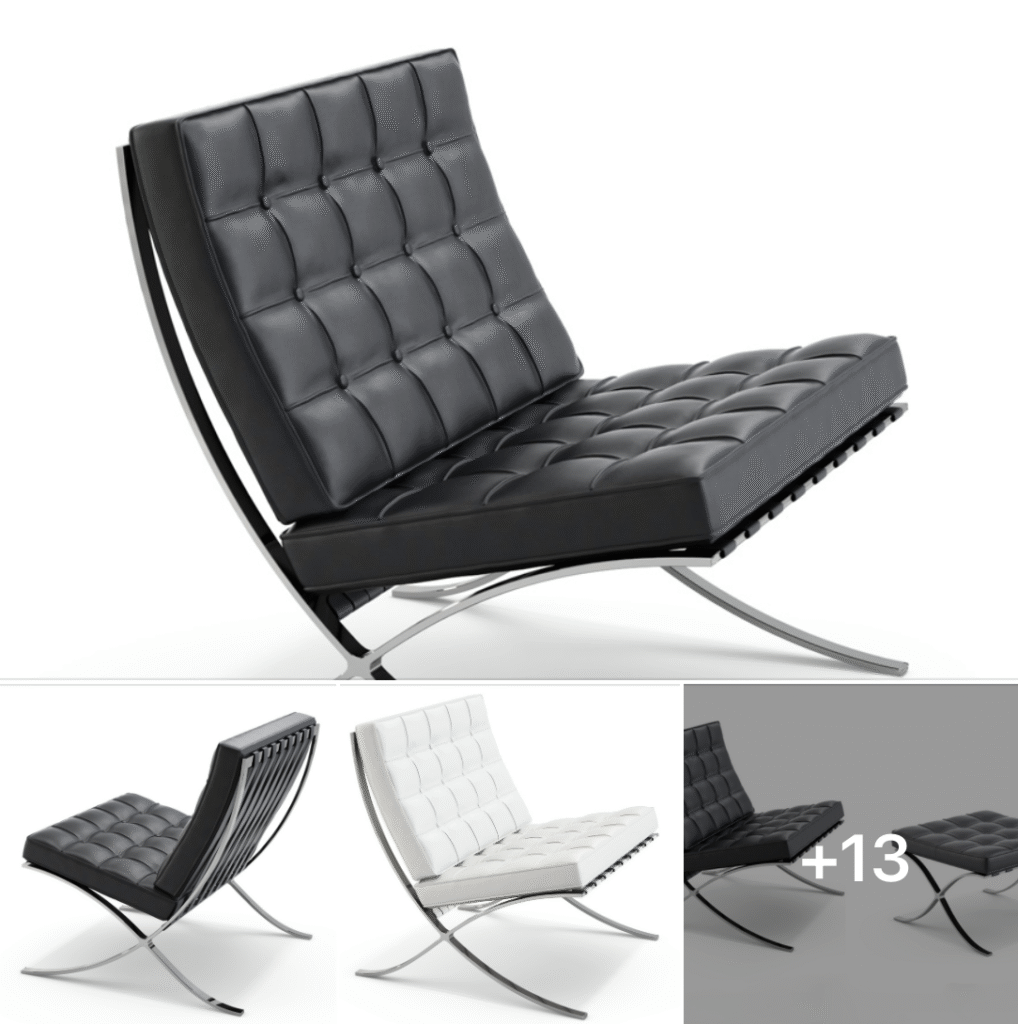 Barcelona Chair by Mies van der Rohe, 1929