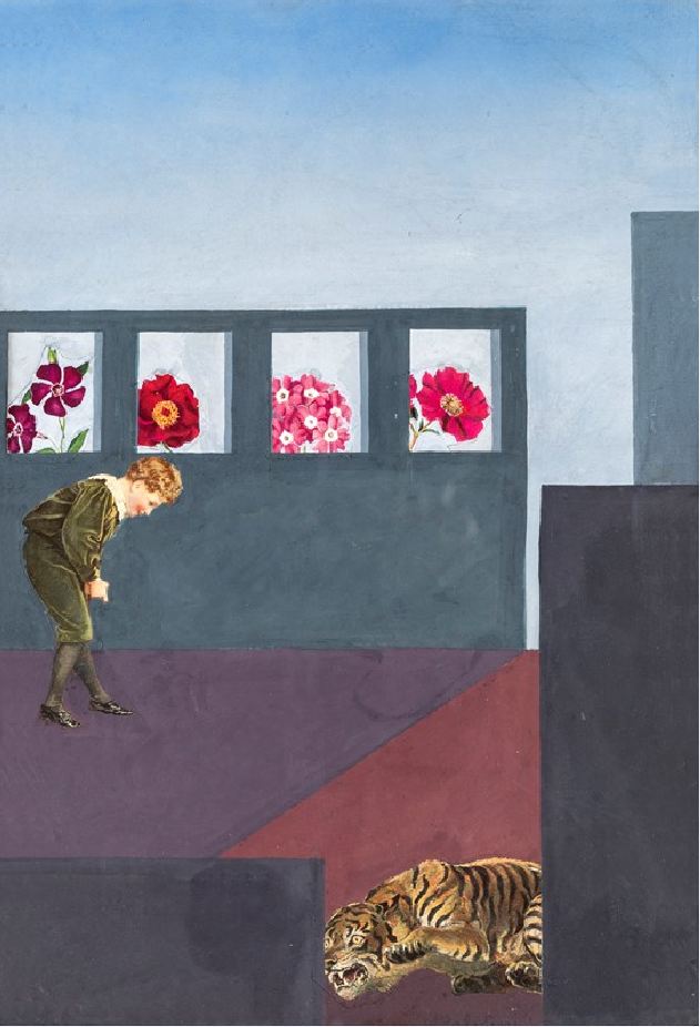 Il bambino e la tigre by Vinicio Paladini, 1925
