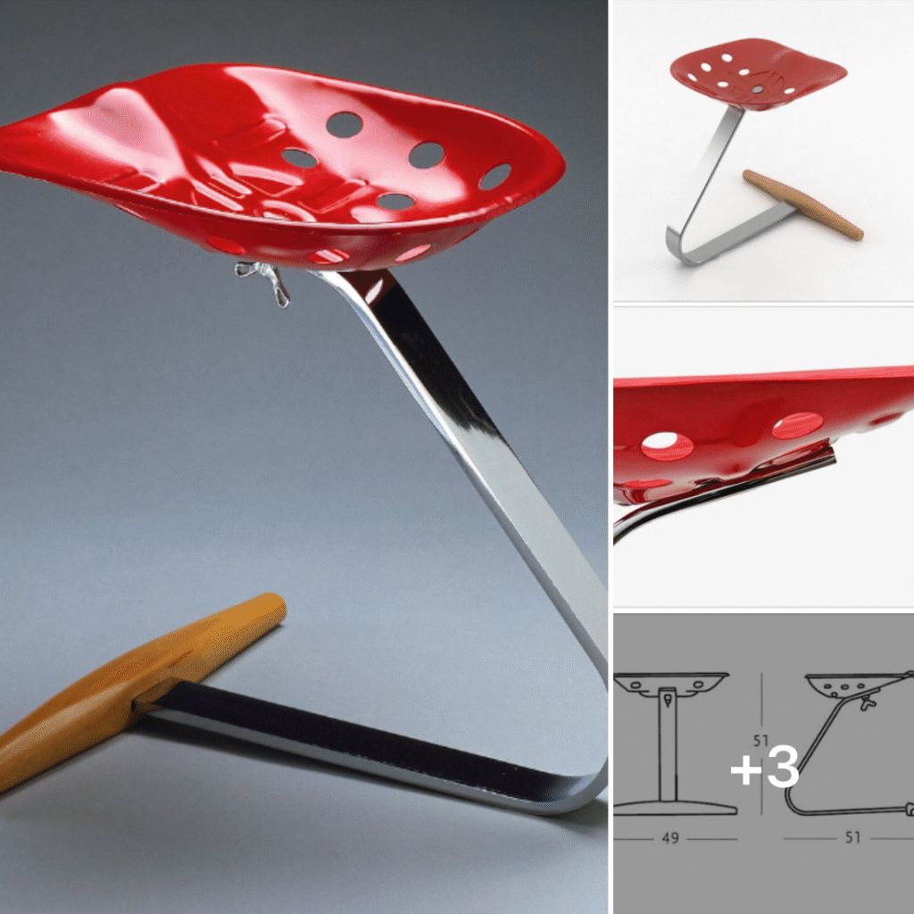 Mezzadro Stool, Castiglioni Brothers, 1957