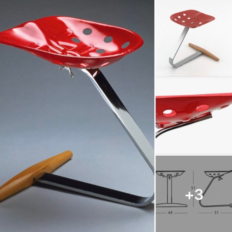 Mezzadro Stool, Castiglioni Brothers, 1957