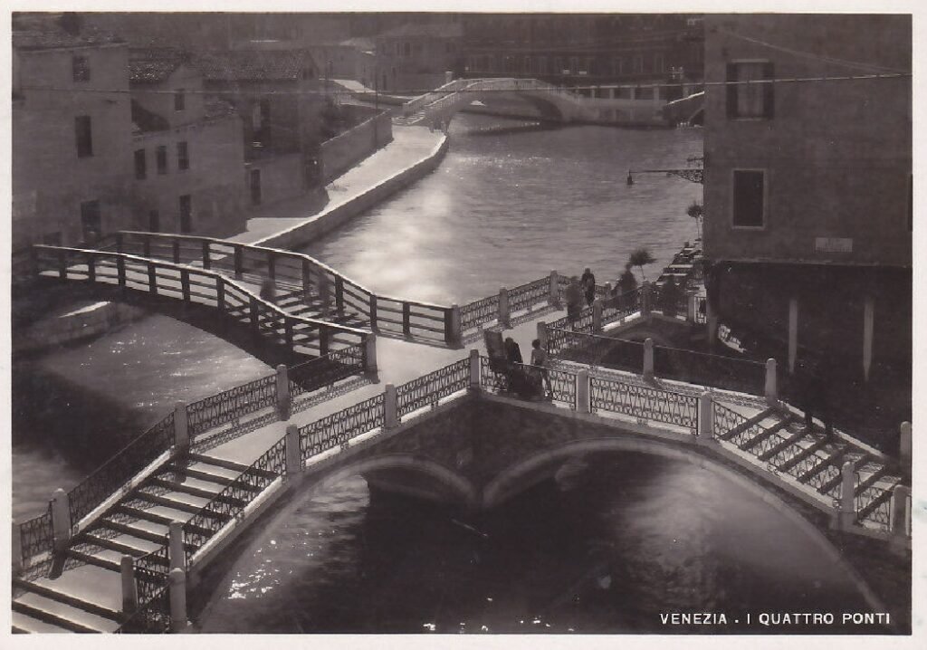 I Quattro Ponti, Venice, by Eugenio Miozzi