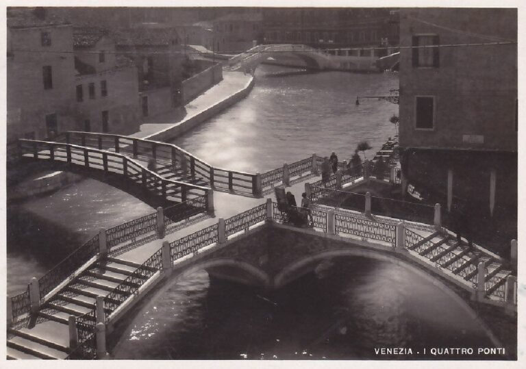 I Quattro Ponti, Venice, by Eugenio Miozzi