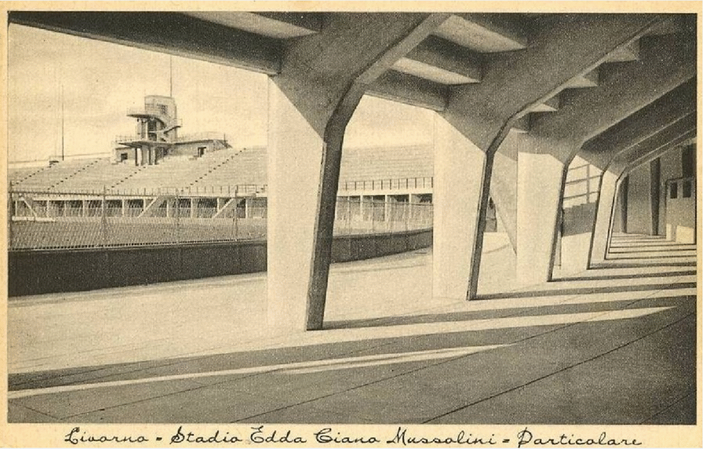 Stadio Edda Ciano Mussolini, Livorno by Raffaello Brizzi