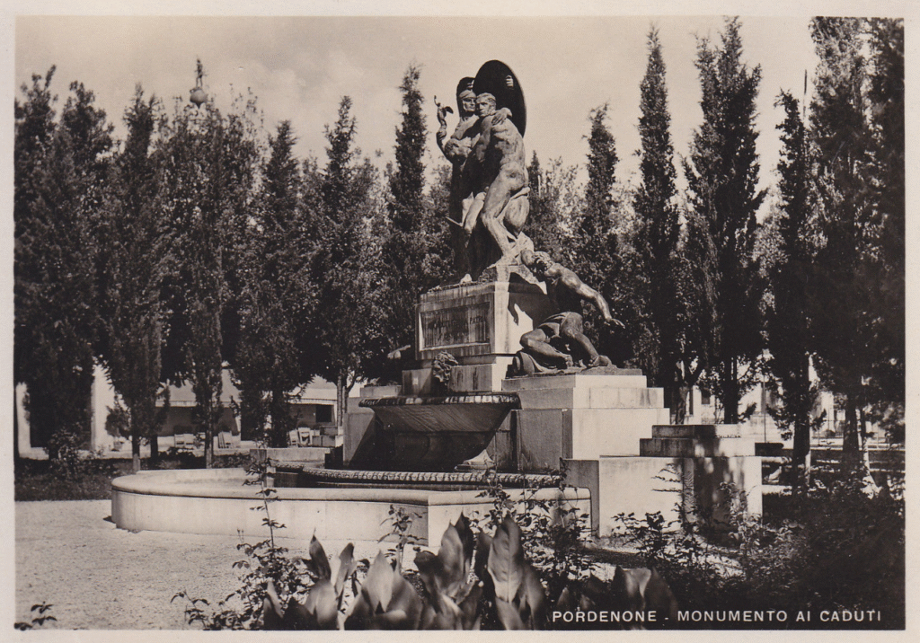 War Memorial in Pordenone by Aurelio Mistruzzi, 1929
