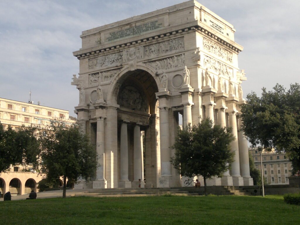 Triumphal Arch and War Memorial, Genoa by Marcello Piacentini