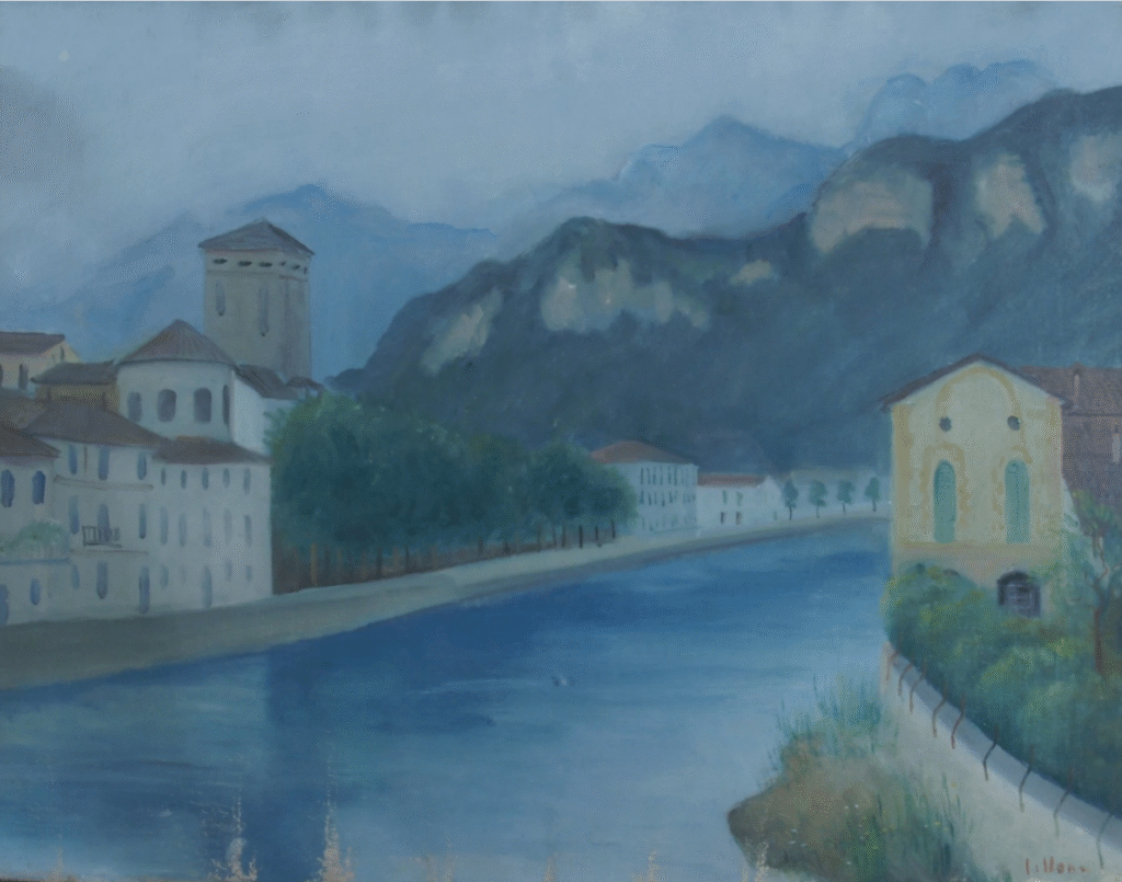 Lago di Brivio by Umberto Lilloni, 1937