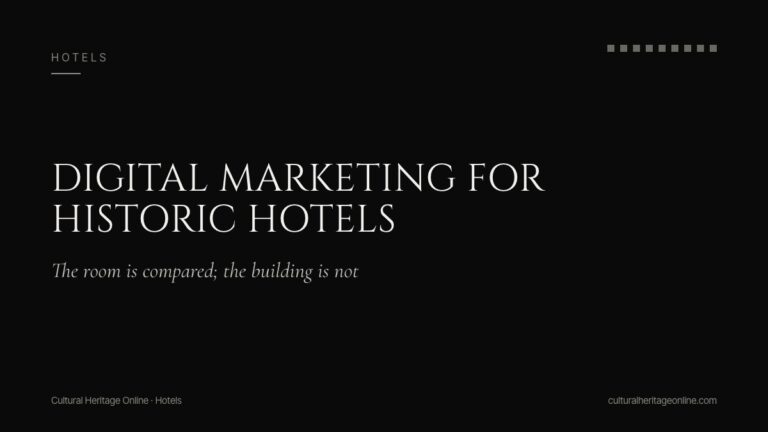 Digital Marketing Strategies for Tourism & Hotels
