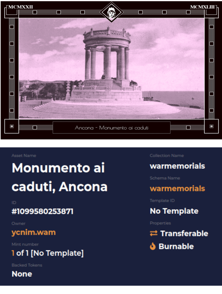 War Memorial, Ancona