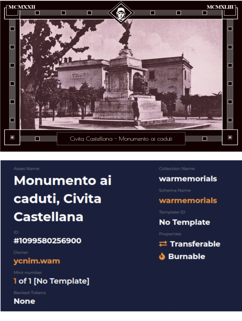 War Memorial, Civita Castellana
