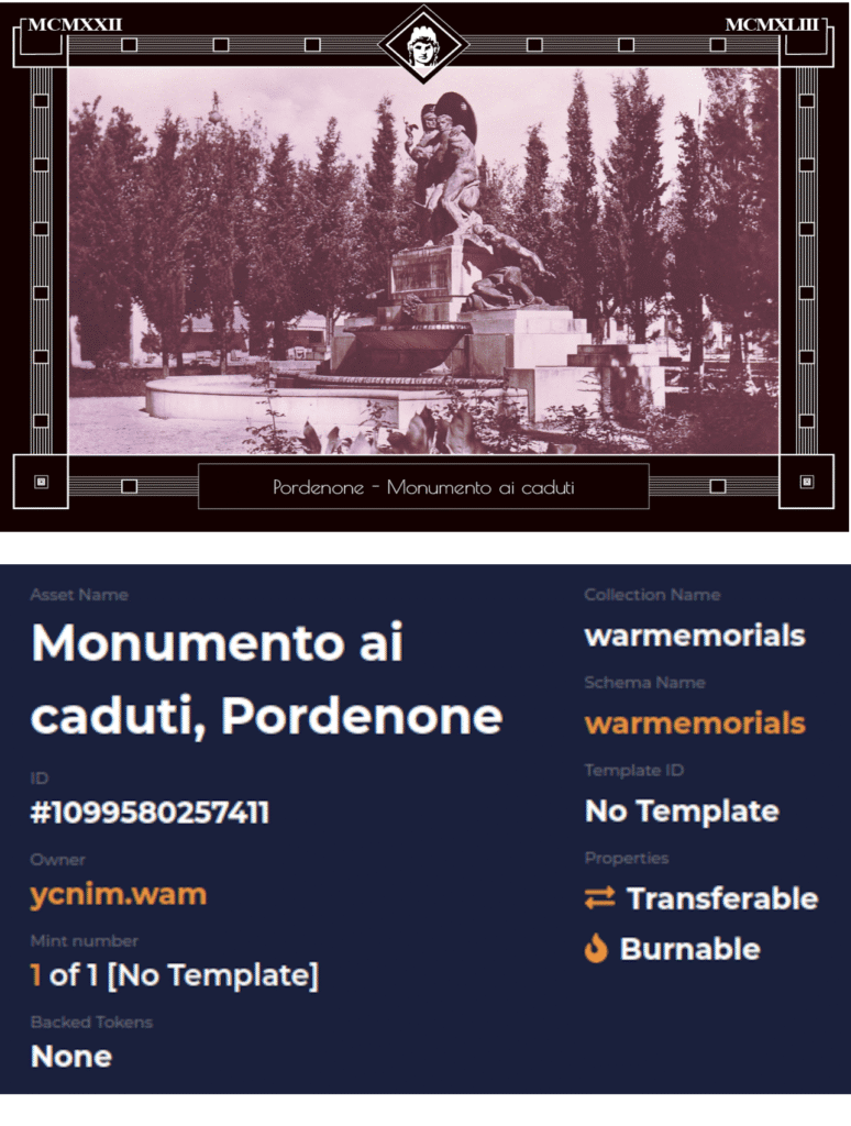 War Memorial, Pordenone
