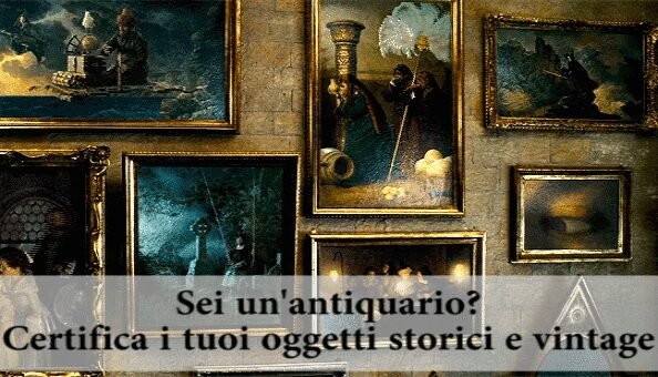 NFT certification for antique and vintage objects in Italy