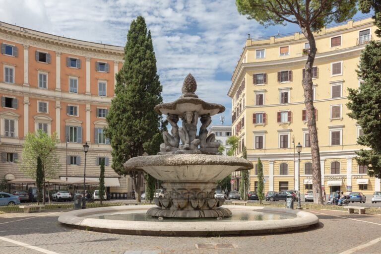 Fontana delle Cariatidi, Rome, by Attilio Selva (1928)