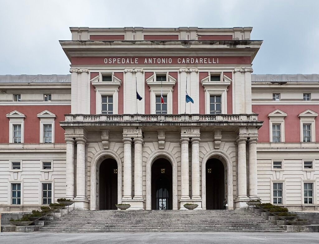 Ospedale Antonio Cardarelli, Naples, by Alessandro Rimini
