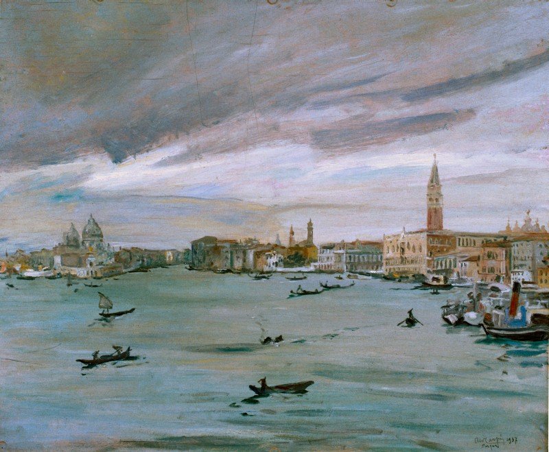 Il bacino di San Marco a Venezia by Aldo Carpi