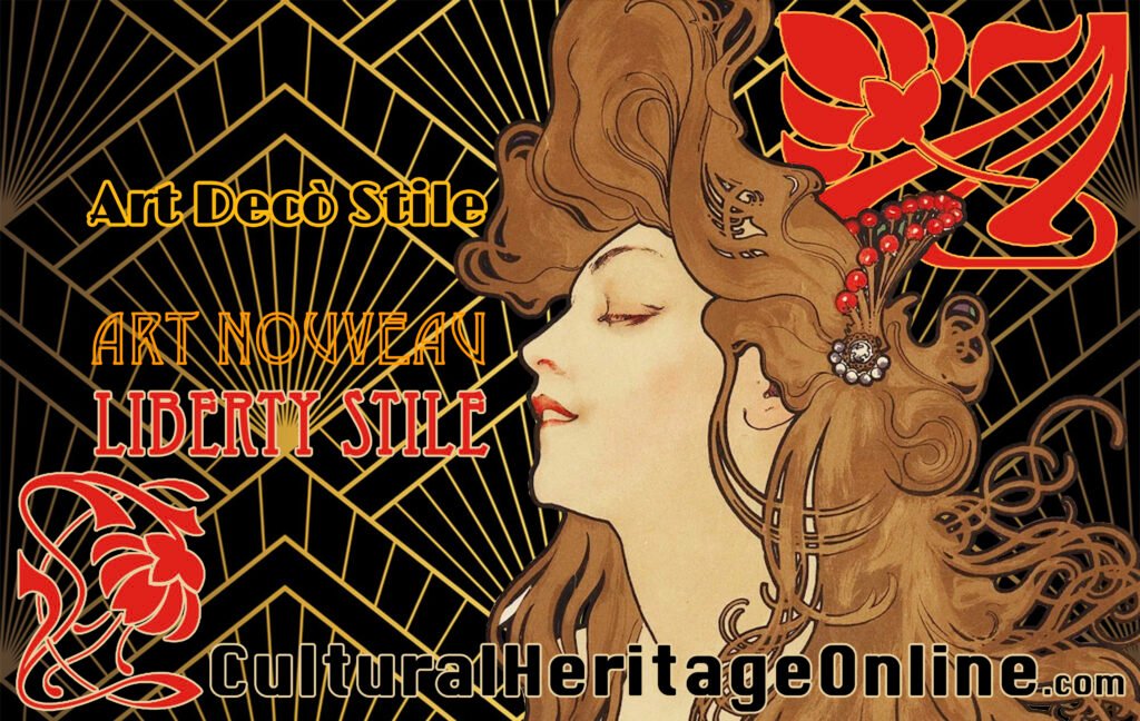Art Deco, Art Nouveau, and Italian Liberty: Three Movements Compared